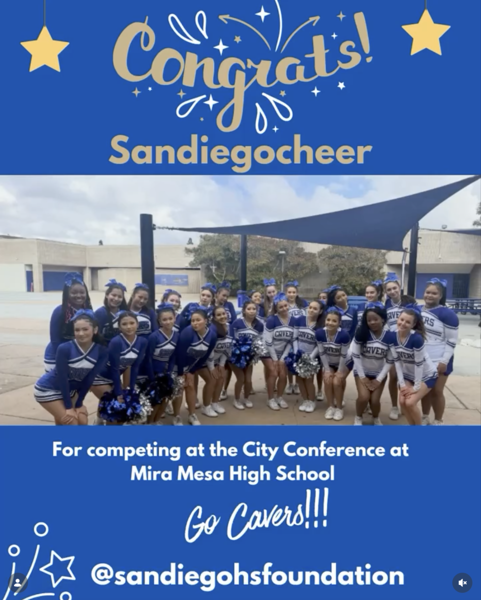 Image from San Diego High School Foundation celebrating San Diego High School Cheerleading. https://www.instagram.com/reel/DUCEL0sjCG2/?utm_source=ig_web_copy_link&igsh=MzRlODBiNWFlZA==