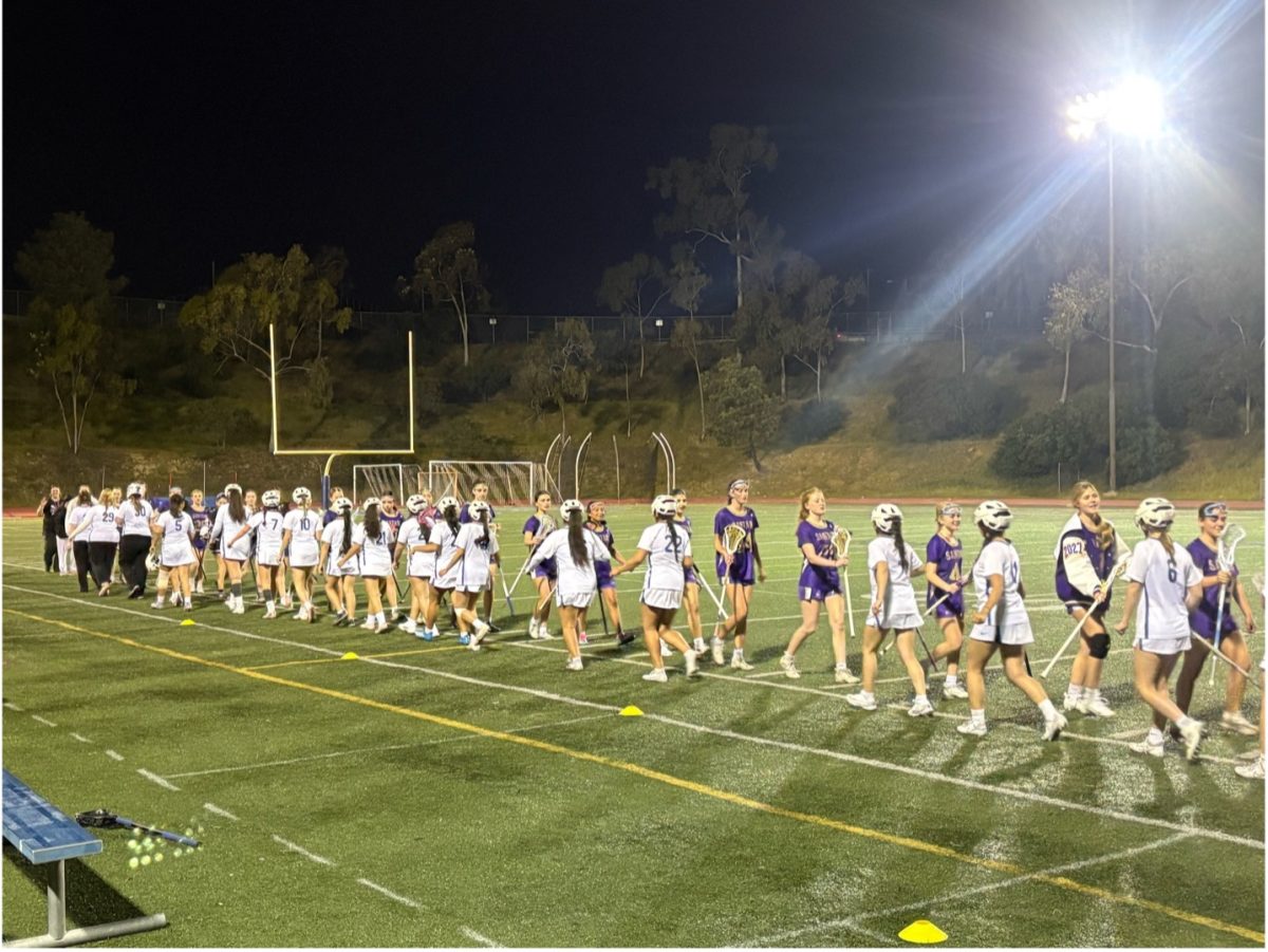 Cavers Lacross vs. Santana at Balboa Stadium.