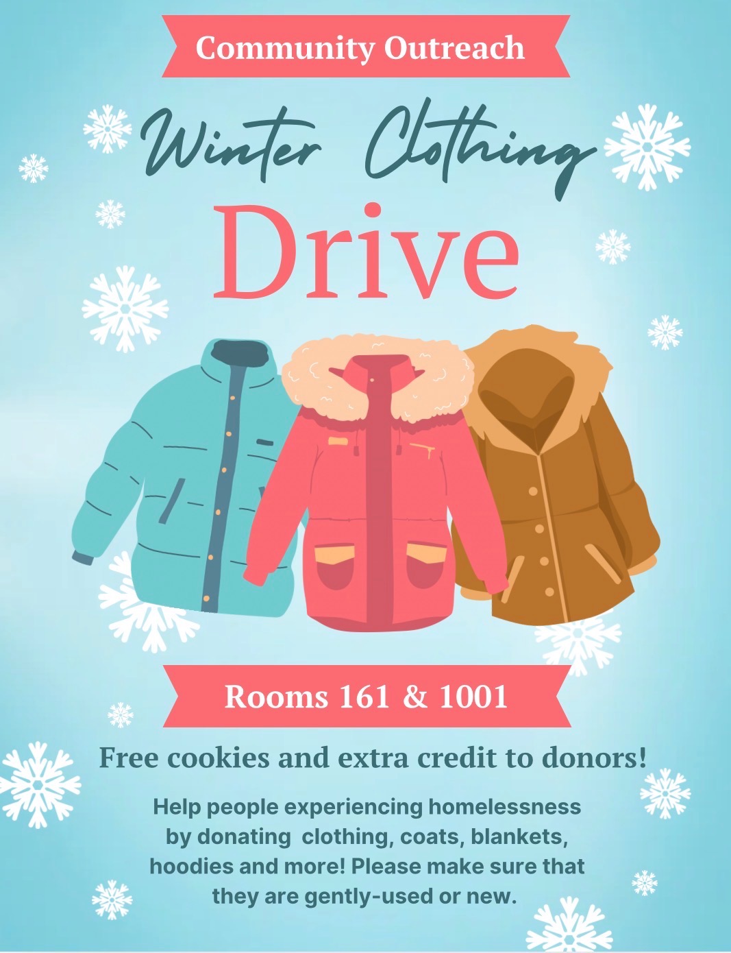 Community Outreach clothing drive