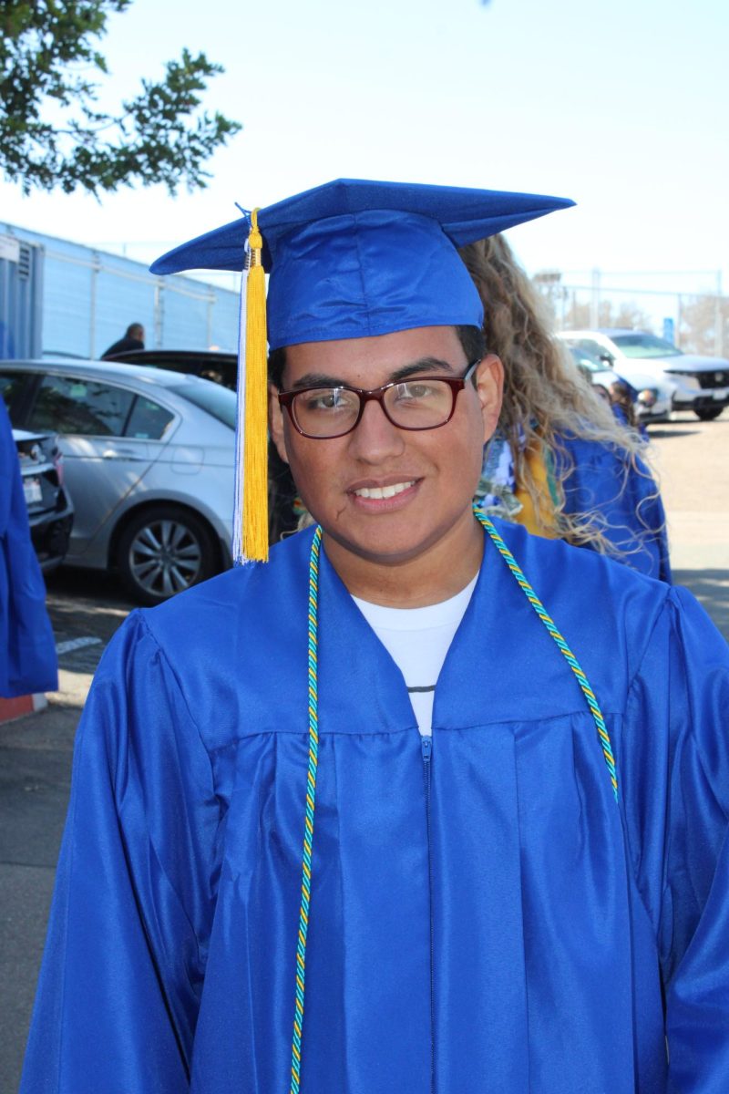 Francisco Prado looks forward to graduating in just a few minutes and beyond that "making money" in the years to come.